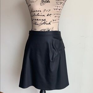 Marc by Marc Jacobs Side Pleat Mini Black Skirt Size 4